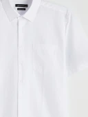 LCW BUSINESS Beyaz Regular Fit Erkek Basic Gömlek thumbnail 6
