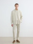LCW Vision Bej Regular Fit Erkek Gömlek thumbnail 2