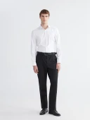 LCW BUSINESS Beyaz Slim Fit Armürlü Erkek Basic Gömlek thumbnail 3