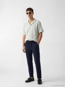 LCW Vision Beyaz Regular Fit Erkek Basic Dokulu Gömlek thumbnail 2
