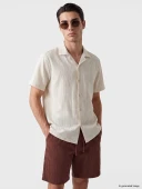 LCW Vision Beyaz Regular Fit Armürlü Erkek Basic Gömlek thumbnail 3
