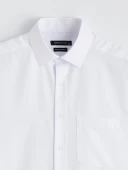 LCW BUSINESS Beyaz Regular Fit Armürlü Erkek Basic Gömlek thumbnail 6