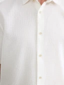 LCW Vision Beyaz Regular Fit Erkek Basic Gömlek thumbnail 4