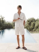 LCW Vision Beyaz Regular Fit Erkek Gömlek thumbnail 2
