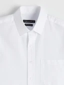 LCW BUSINESS Beyaz Regular Fit Erkek Basic Gömlek thumbnail 6
