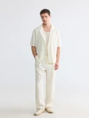 LCW Vision Beyaz Regular Fit Erkek Pantolon thumbnail 2