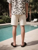 LCW Vision Ekru Regular Fit Erkek Şort thumbnail 4