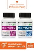 Suda Vitamin MULTIMEN MULTIVITAMIN 30 Kapsül + MULTIFEM MULTIVITAMIN 30 Kapsül thumbnail 1