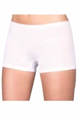 Likralı Süprem Bayan Boxer Short Beyaz 2100B thumbnail 2