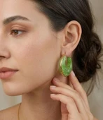 Mint Glow Vintage Halka Küpe thumbnail 2