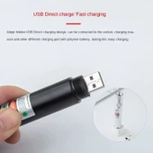 Fithome 100mw Desen Başlıklı Usb Şarjlı Yeşil Lazer Pointer thumbnail 2