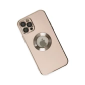 Apple İphone 12 Pro Max Kılıf Store Silikon - Pembe thumbnail 3