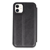 Apple İphone 11 Kılıf Flip Cover - Siyah thumbnail 1