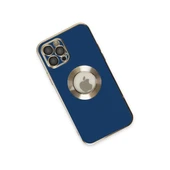 Apple İphone 12 Pro Kılıf Store Silikon - Mavi thumbnail 2