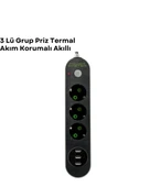 3 Usb Portlu Üçlü Priz Cxe103 thumbnail 1