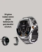 Ip68 Su Toz Dirençli Sw80 Akıllı Saat Android İos Uyumlu thumbnail 3