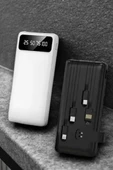 20.000 Mah Lcd Ekran Usb Lightning Type-C Uyumlu İos Android thumbnail 1