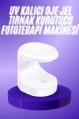 Seyehat Tipi Mini Oje Kurutucu Ultraviole Mor Işık Protez Tırnak Kurutucu thumbnail 1