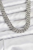 Pirinç Cuba Chain Gurmet Model Kolye thumbnail 1