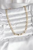 14K Gold Renk Kaplama Model Cm Kadın Kolye thumbnail 2