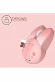 Tavşan Figürlü Mouse Pil Dahil Etiket Hediyeli Pembe thumbnail 4