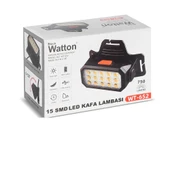 15 Ledli Sarı / Beyaz Şarjlı Kafa Lambası Wt-652 thumbnail 2