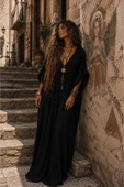 Shadow Muse Elbise Salaş Derin V Yaka thumbnail 3