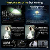 Nitecore Mt1a Pro 800 Lumen El Feneri thumbnail 4