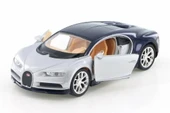 Welly Çek Bırak 12 Cm. BUGATTI CHIRON - GRİ thumbnail 2