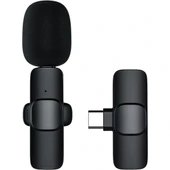 Mini Yaka Mikrofonu Type-C Uyumlu thumbnail 2
