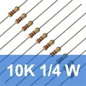 10 adet 10k Direnç (1/4 Watt) thumbnail 1