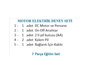 MOTOR ELEKTRİK DENEY SETİ thumbnail 2