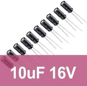 5 adet 10 uF 16V Kondansatör thumbnail 1