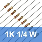 10 adet 1k Direnç (1/4 Watt) thumbnail 1