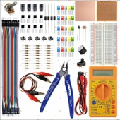 BREADBOARD TEMEL ELEKTRONİK SETİ +DT830D MULTİMETRE + YANKESKİ thumbnail 1