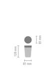 Brabantia MAKE & TAKE LIGHT GREY PASLANMAZ ÇELİK TERMOS BARDAK 200ML thumbnail 8