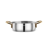 Karaca Maçka Çelik Sahan 20 Cm Gold thumbnail 2