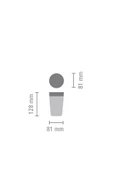 Brabantia MAKE & TAKE DARK GREY PASLANMAZ ÇELİK TERMOS BARDAK 200ML thumbnail 7