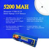 Blaupunkt VCBB1XCTP Robot Süpürge 5200 mAh Batarya thumbnail 3