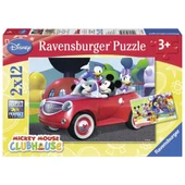Ravensburger 2 x 12 Parça Puzzle Mickey Mouse thumbnail 1