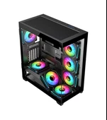 Frisby Domınator 650w 80+ 7x120mm Argb Fan Mid Tower Atx Siyah Akak0frı0051 thumbnail 3
