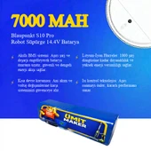 Blaupunkt S10 Pro Robot Süpürge 7000 mAh Batarya thumbnail 3