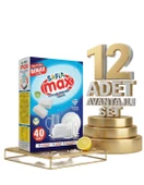 Safia Max Bulaşık Makina Tableti 12x40lı thumbnail 1