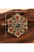 Durush Collection ALTIN RENGİ BROŞ thumbnail 2