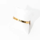 Biem Düz Model Çelik Kelepçe Bileklik thumbnail 2