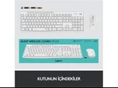 Logitech 920-010089 MK295 Kablosuz Beyaz Klavye Mouse Set thumbnail 2
