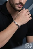 ACAR SİLVER Gümüş Erkek Bileklik thumbnail 2