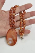 Karnelyan Akik Kolye 663-5 thumbnail 4