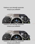Kablosuz Şarjlı Bluetooth Görüşmeli Akıllı Saat – Android & iOS Uyumlu thumbnail 5