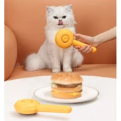 Hamburger Şekilli Otomatik Temizlenen Evcil Hayvan Tarağı thumbnail 3